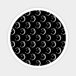 01 - Moon & Star Patterns Magnet